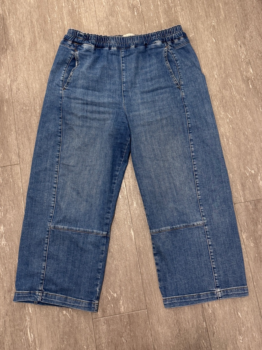 Anthropologie - Pilcro Pull On Barrel Jeans